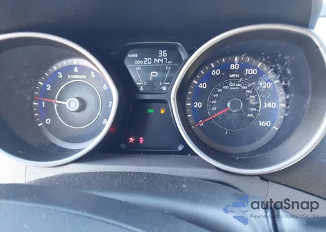 2012 Hyundai Elantra Gls (Ulsan Plant) from USA, damaged, VIN KMHDH4AE6CU187765